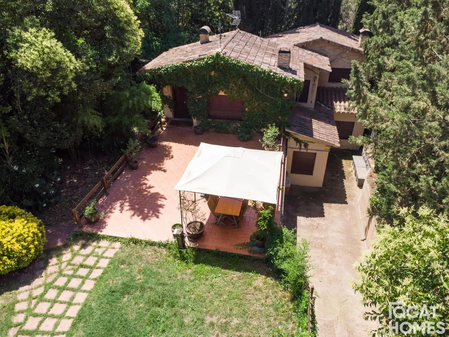Jardín de Casa o chalet en venta en Sant Cugat del Vallès con Aire acondicionado, Calefacción y Terraza