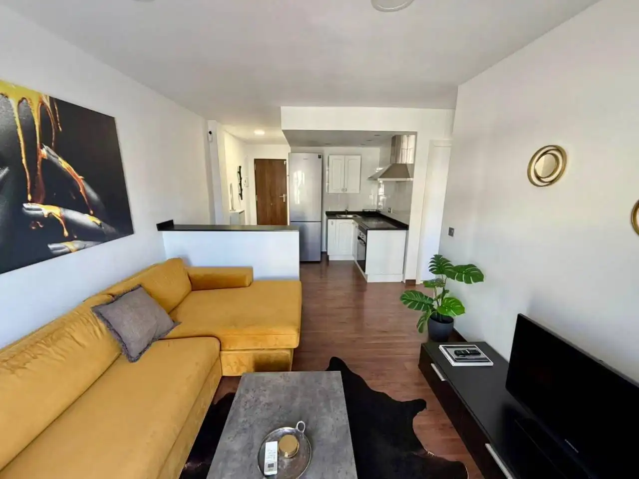 Living room of Flat for sale in Andratx  with Furnished and Balcony
