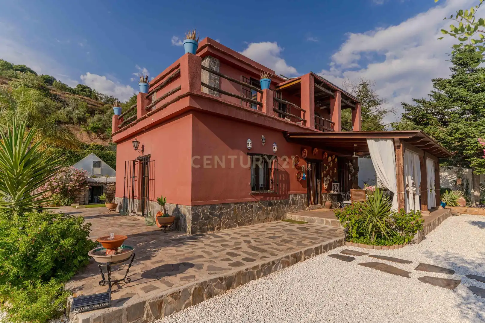 Exterior view of Houses for sale in Lanjarón  with Private garden, Storage room and Swimming Pool