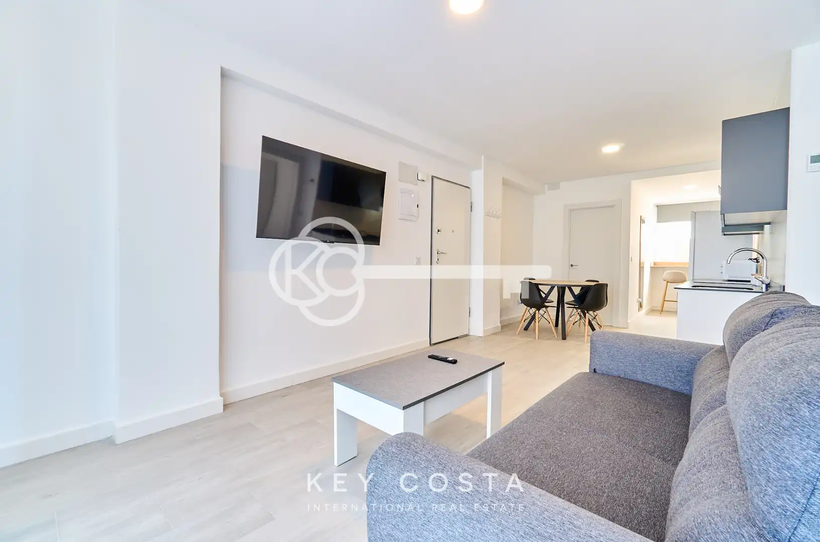 Sala de estar de Piso en venta en Alicante / Alacant con Aire acondicionado, Terraza y Amueblado