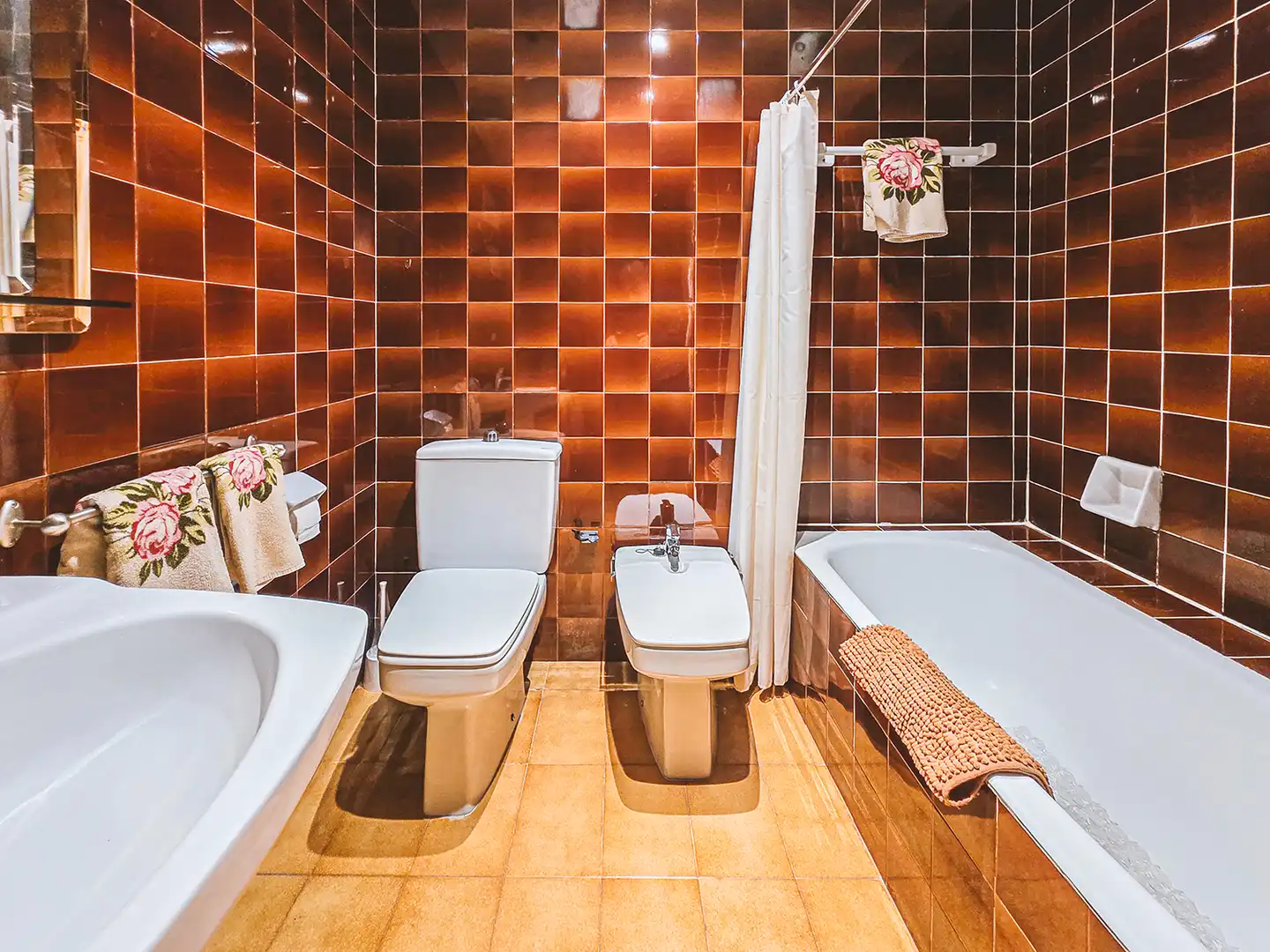 Baño de Piso de alquiler en Sant Pol de Mar con Aire acondicionado, Calefacción y Amueblado
