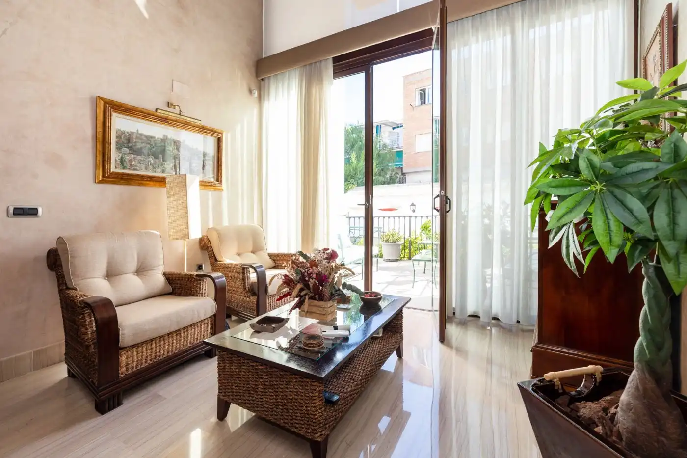 Living room of Houses for sale in Granada  with Air Conditioner, Heating and Terrace