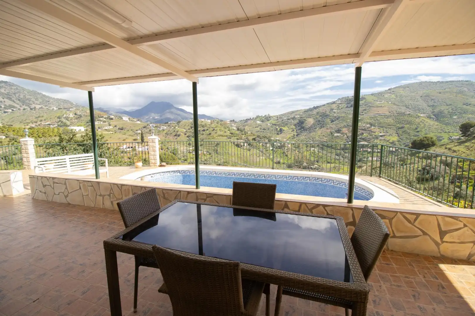 Terrassa de Casa o xalet en venda en Cómpeta