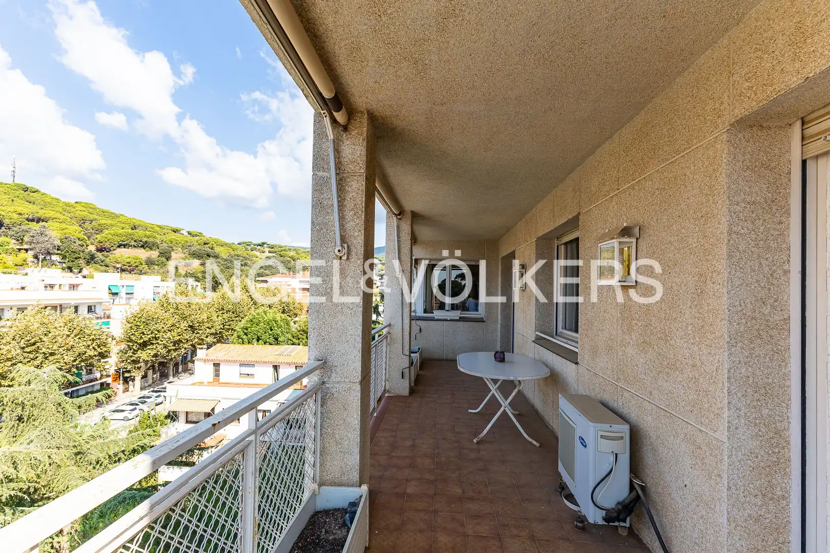 Balcony of Flat for sale in Caldes d'Estrac  with Air Conditioner, Heating and Private garden