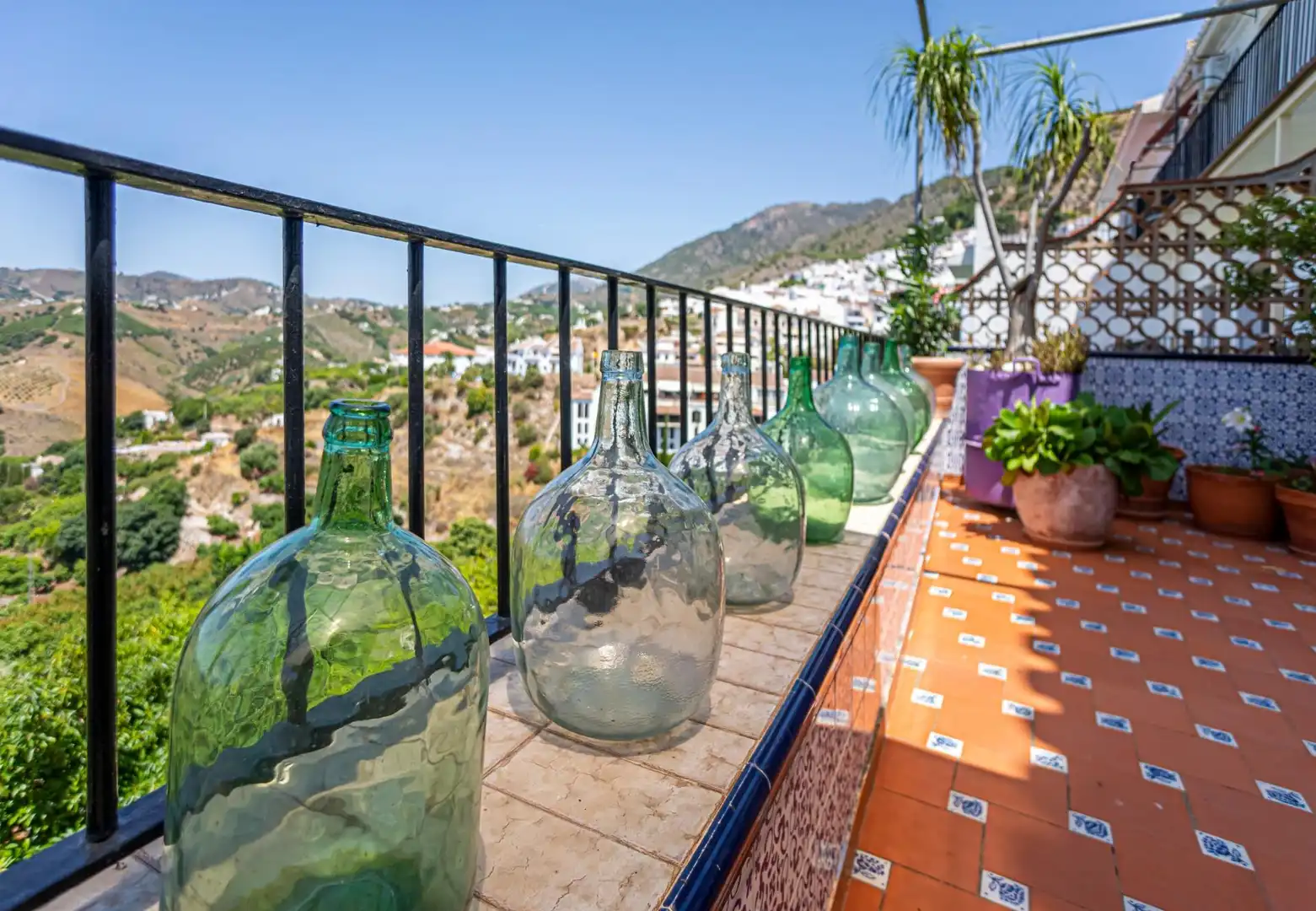 Terrassa de Casa o xalet en venda en Frigiliana amb Aire condicionat, Calefacció i Jardí privat