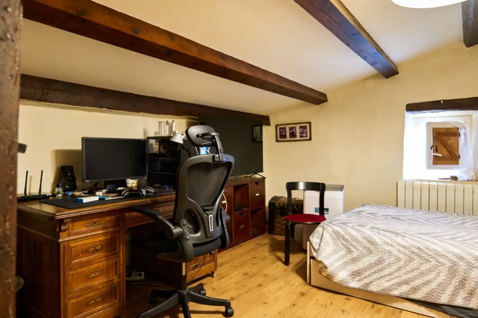 Bedroom of Country homes for sale in Santa Eulàlia de Ronçana  with Air Conditioner and Swimming Pool