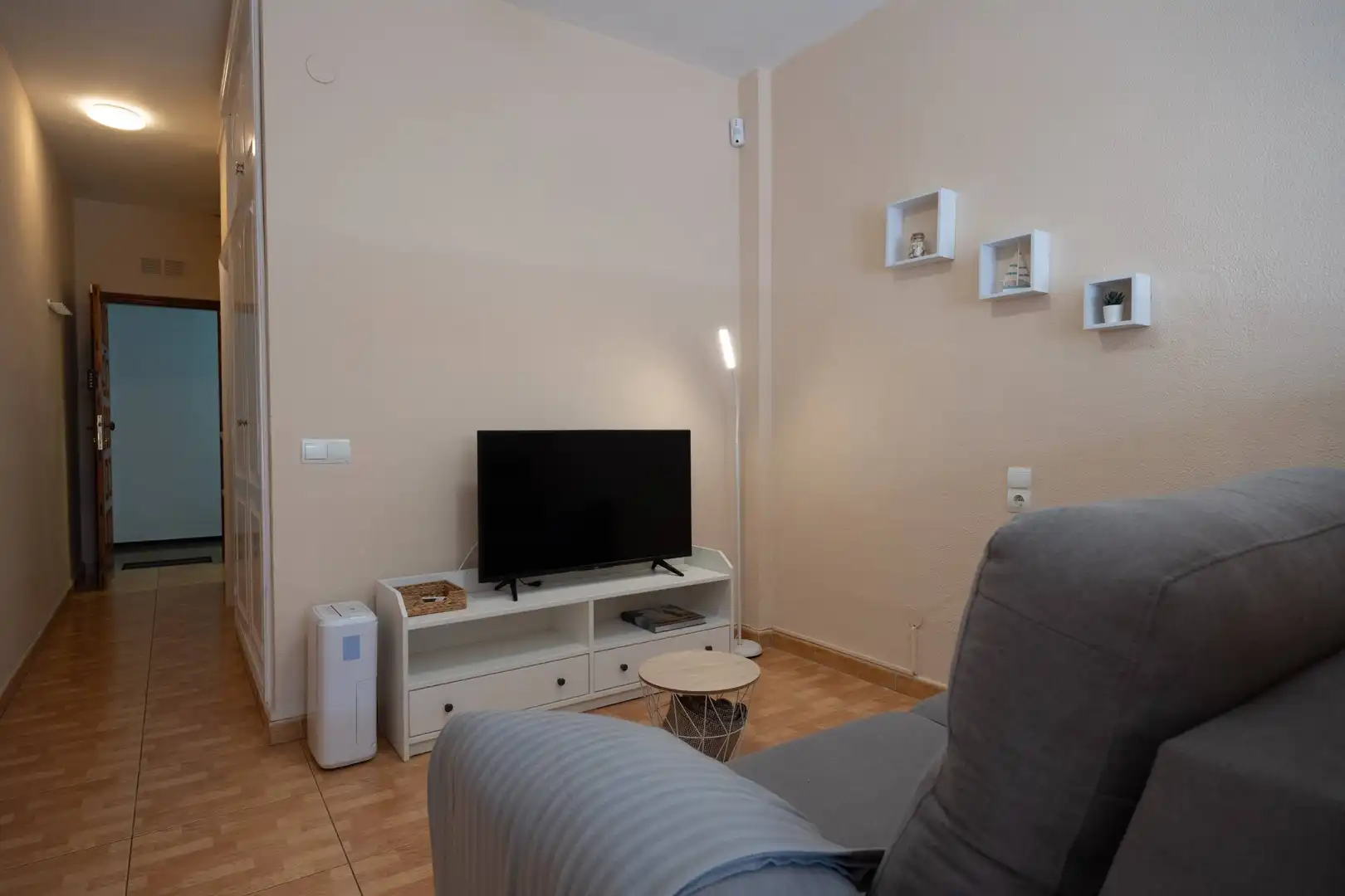 Sala de estar de Estudio de alquiler en Las Palmas de Gran Canaria con Amueblado