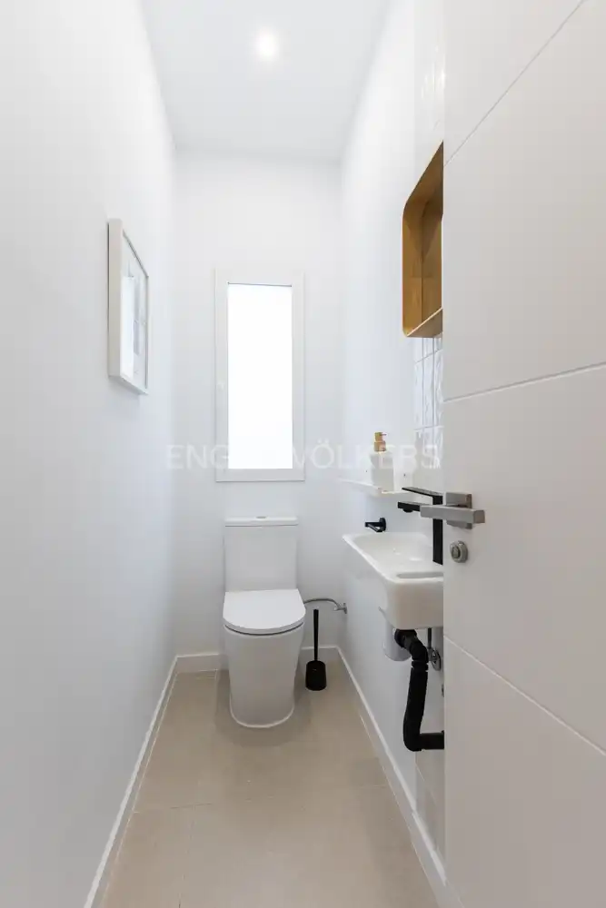 Baño de Piso de alquiler en Valencia con Aire acondicionado, Calefacción y Terraza