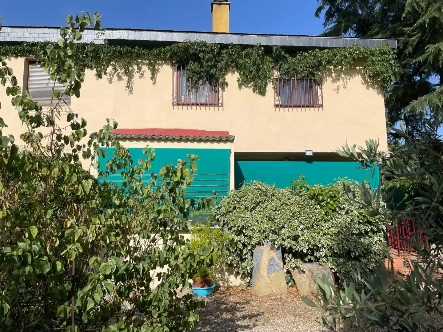 Vista exterior de Casa o xalet en venda en Collado Villalba amb Piscina
