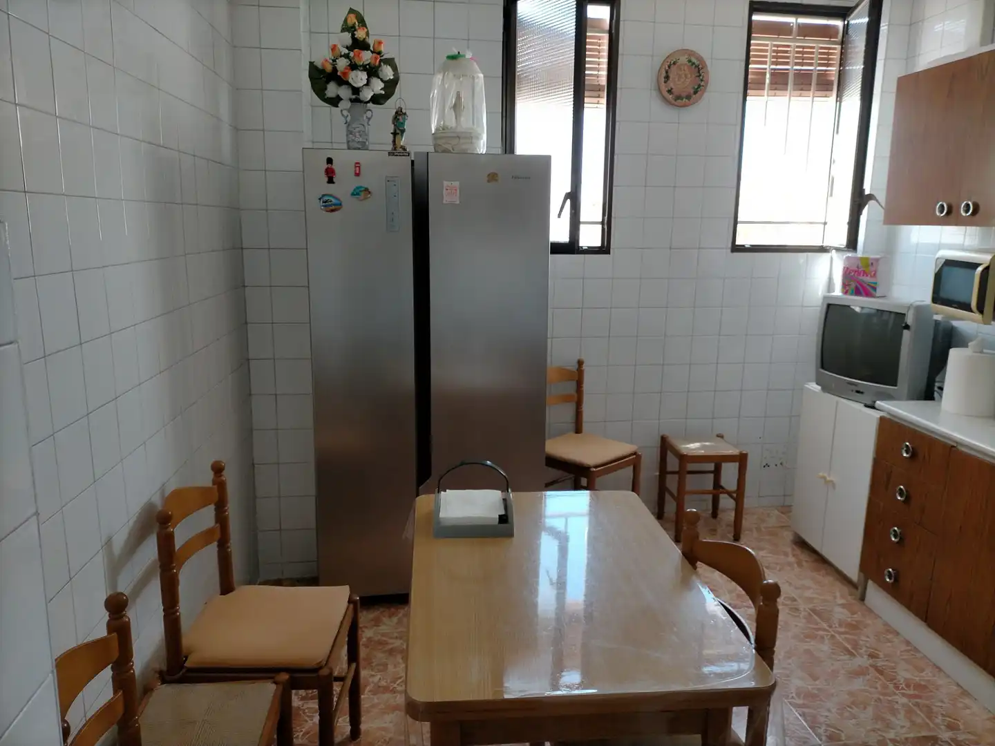 Cuina de Casa o xalet en venda en Almería amb Terrassa, Moblat i Balcó