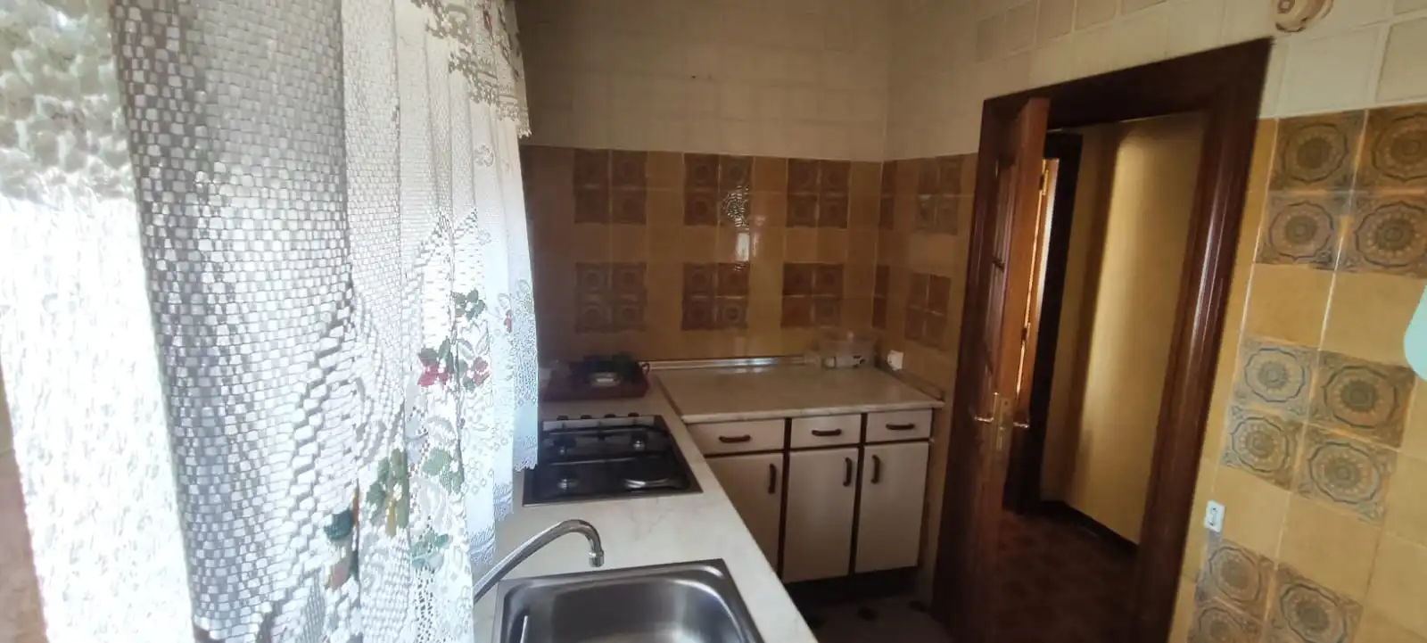 Kitchen of Flat for sale in Salamanca  with Heating, Furnished and Balcony