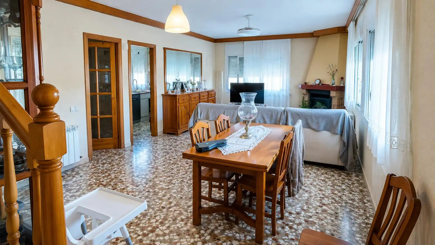 Sala de estar de Casa o chalet en venta en Vacarisses con Calefacción, Jardín privado y Balcón
