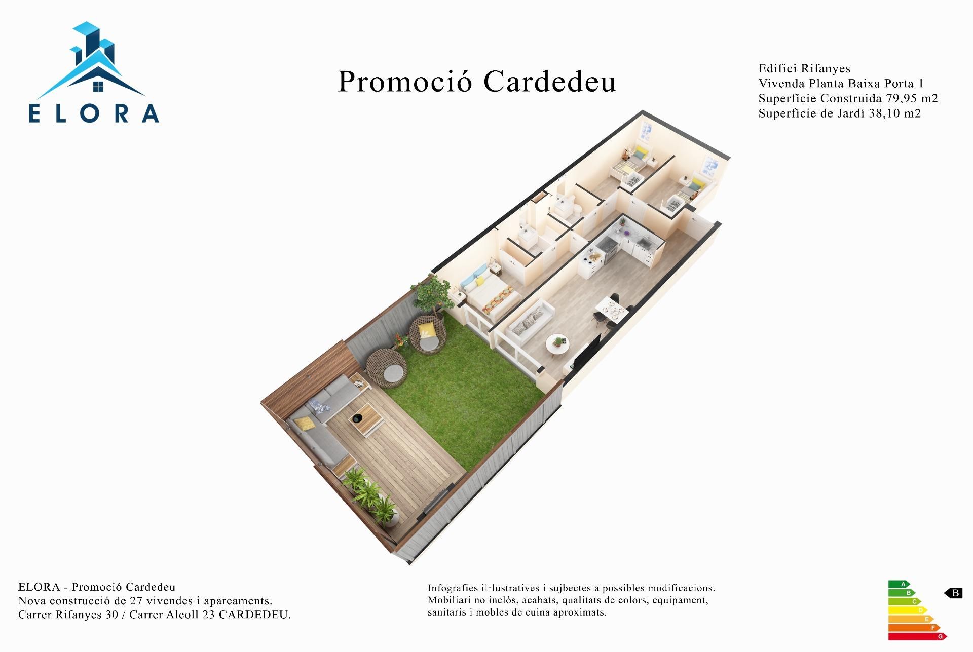 Garden of Flat for sale in Cardedeu  with Heating, Private garden and Terrace