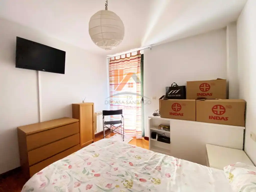 Habitación de Casa o chalet en venta en Teo con Jardín privado, Terraza y Piscina