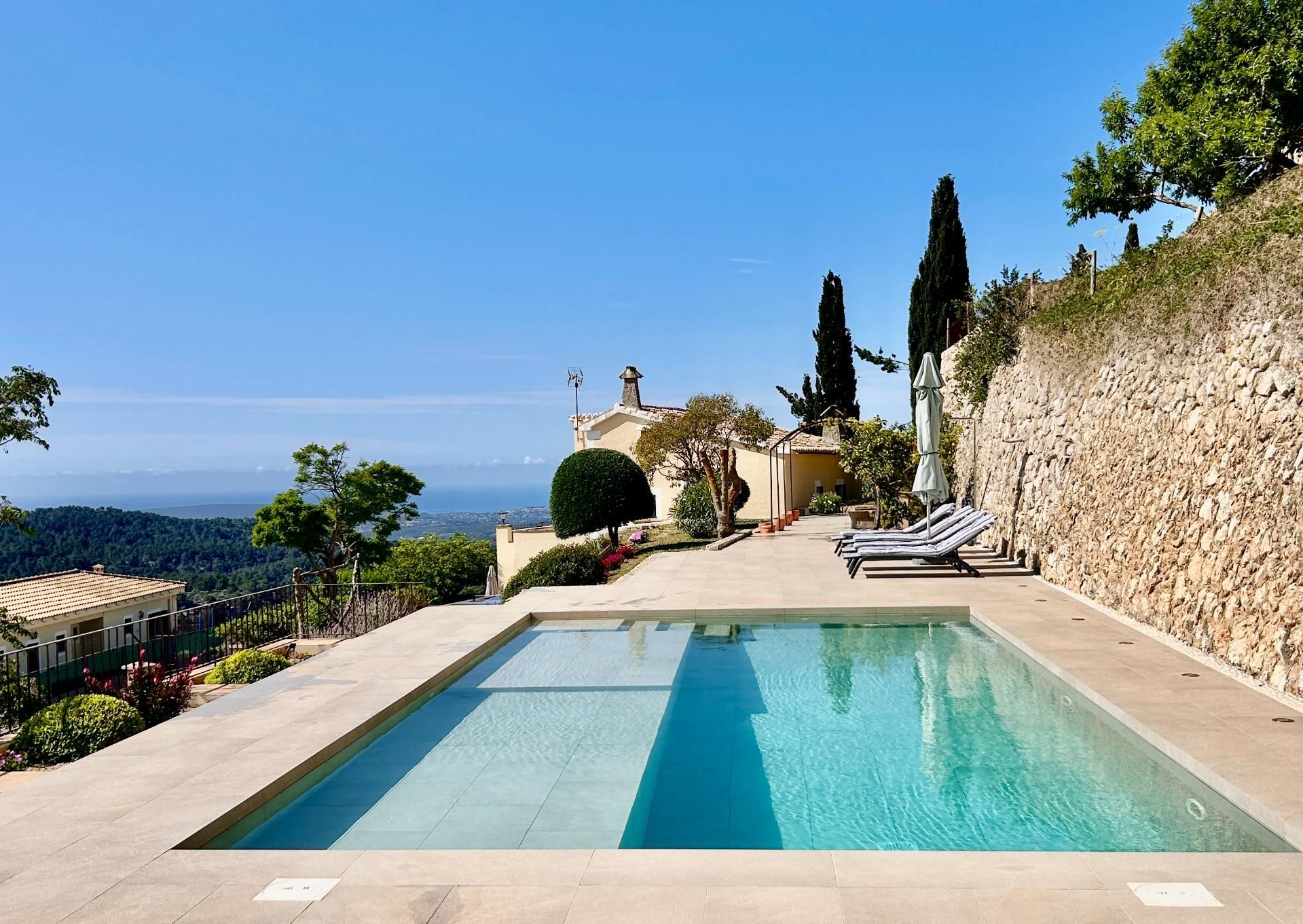 Swimming pool of House or chalet to rent in Puigpunyent  with Private garden, Terrace and Community pool