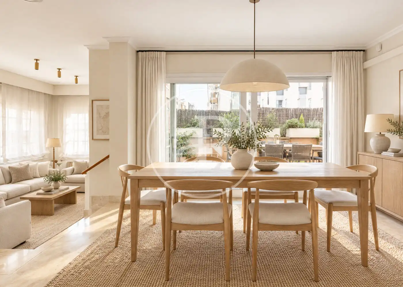 Dining room of Houses for sale in Montcada Centre - La Ribera