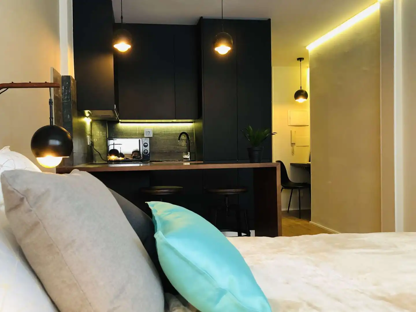 Schlafzimmer von Wohnung zur untervermieten in Alicante / Alacant mit Klimaanlage, Terrasse und Möbliert
