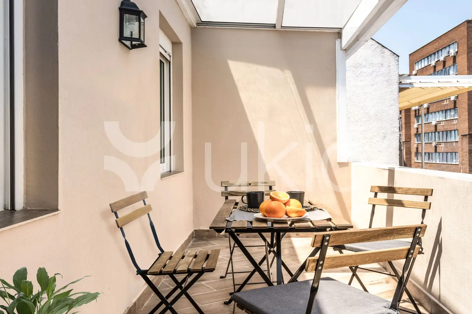 Terraza de Apartamento de alquiler en Madrid con Aire acondicionado, Calefacción y Terraza