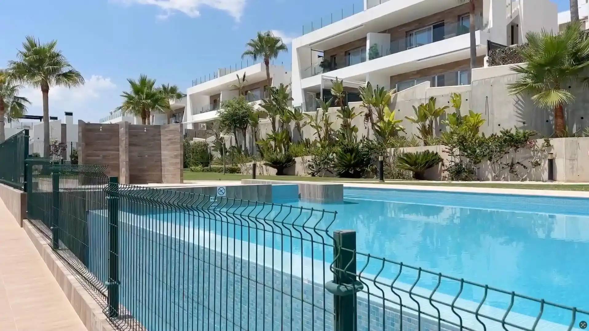 Piscina de Ático de alquiler en Finestrat con Aire acondicionado, Calefacción y Terraza