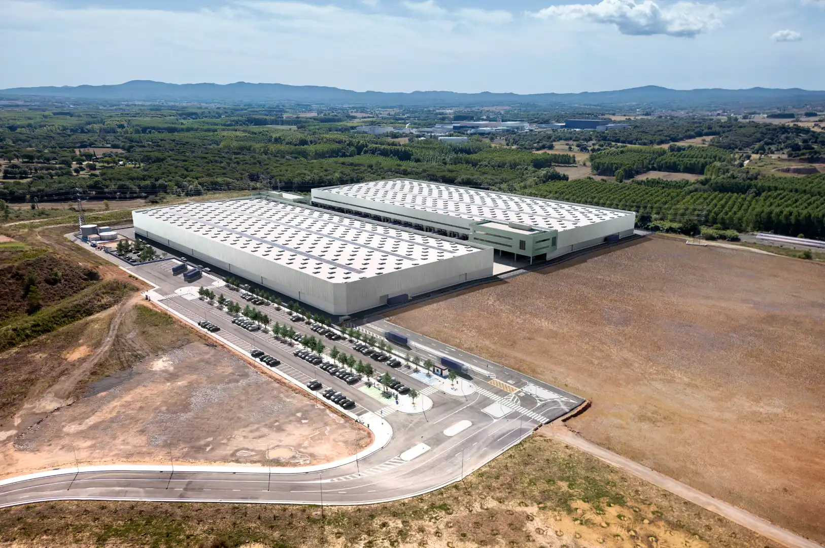 Exterior view of Industrial buildings for rent in Sils  with Heating and Alarm