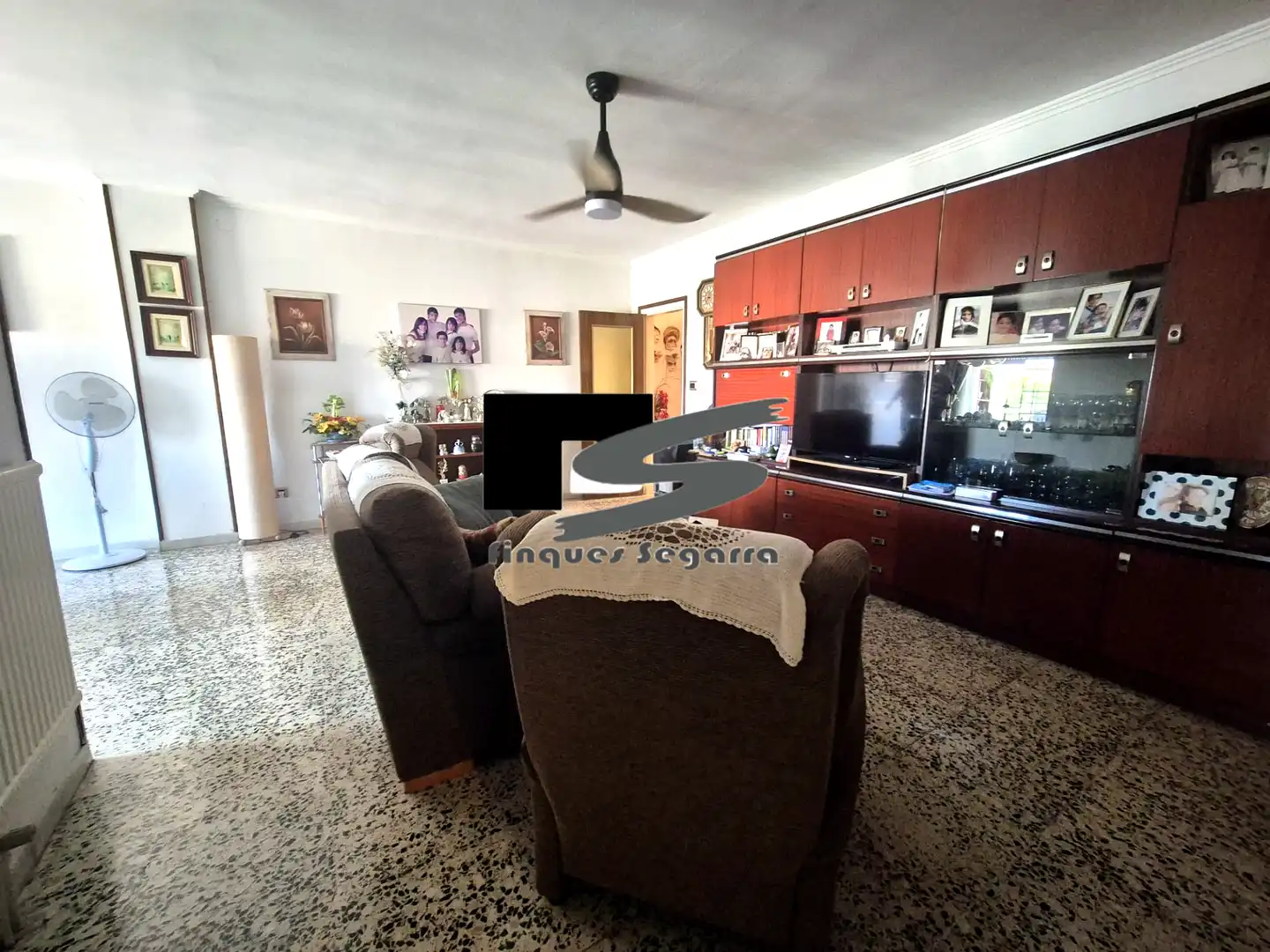 Sala de estar de Piso en venta en Cervera con Calefacción, Amueblado y Horno