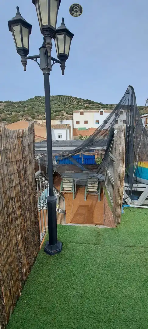 Terrassa de Casa o xalet en venda en Cárcheles amb Aire condicionat, Jardí privat i Terrassa