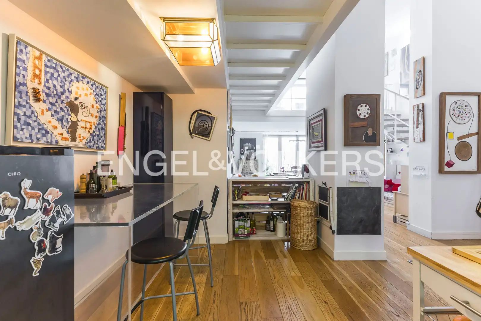 Kitchen of Duplexes for sale in Madrid  with Heating and Storage room