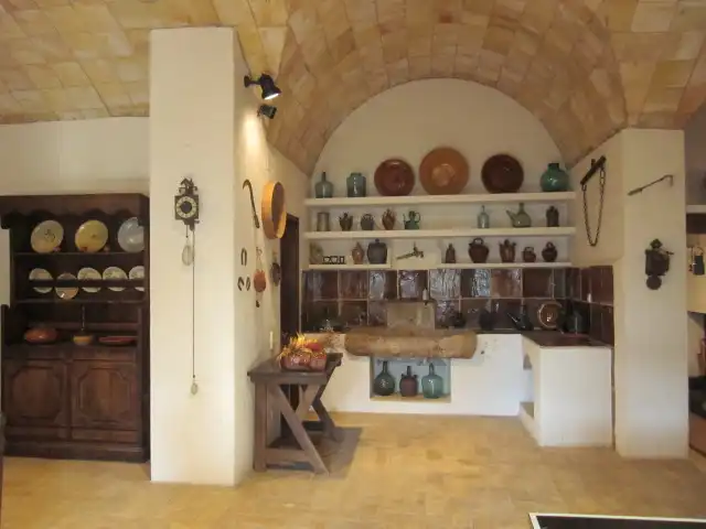 Cocina de Finca rústica en venta en Castellar del Vallès con Jardín privado, Terraza y Piscina