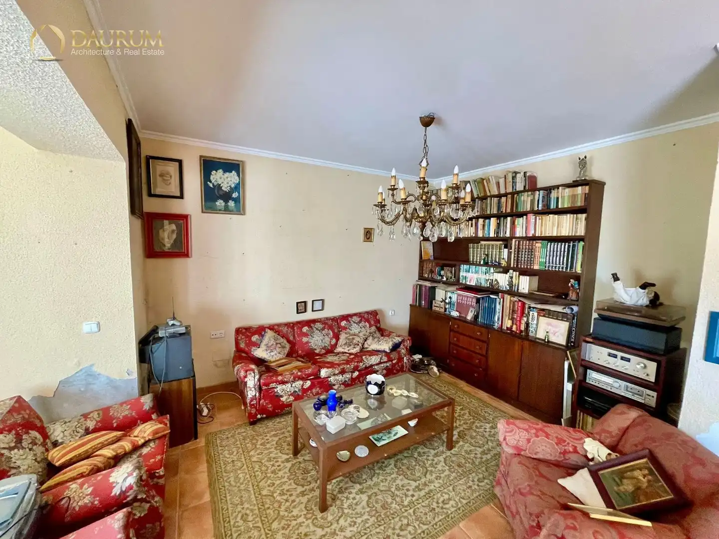 Sala de estar de Casa adosada en venta en Málaga con Jardín privado, Terraza y Trastero