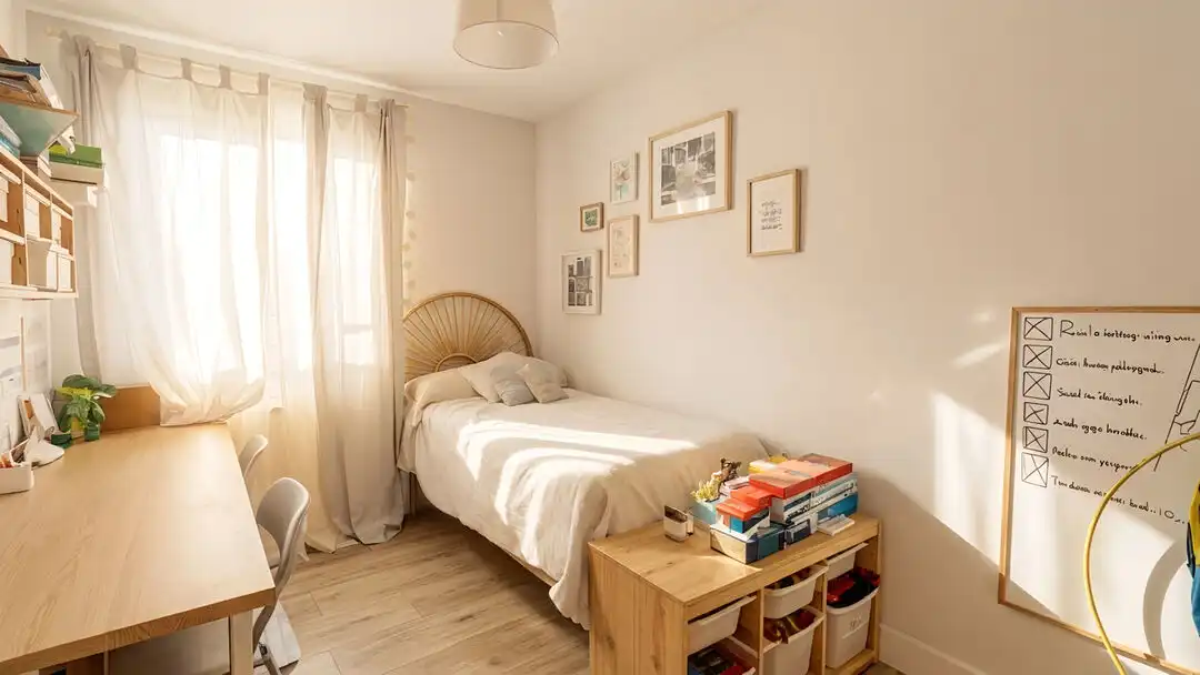 Bedroom of Flat for sale in Getafe  with Air Conditioner, Heating and Storage room