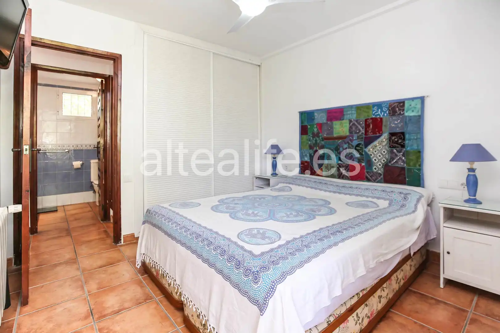 Dormitori de Apartament de lloguer en Altea amb Calefacció, Terrassa i Moblat