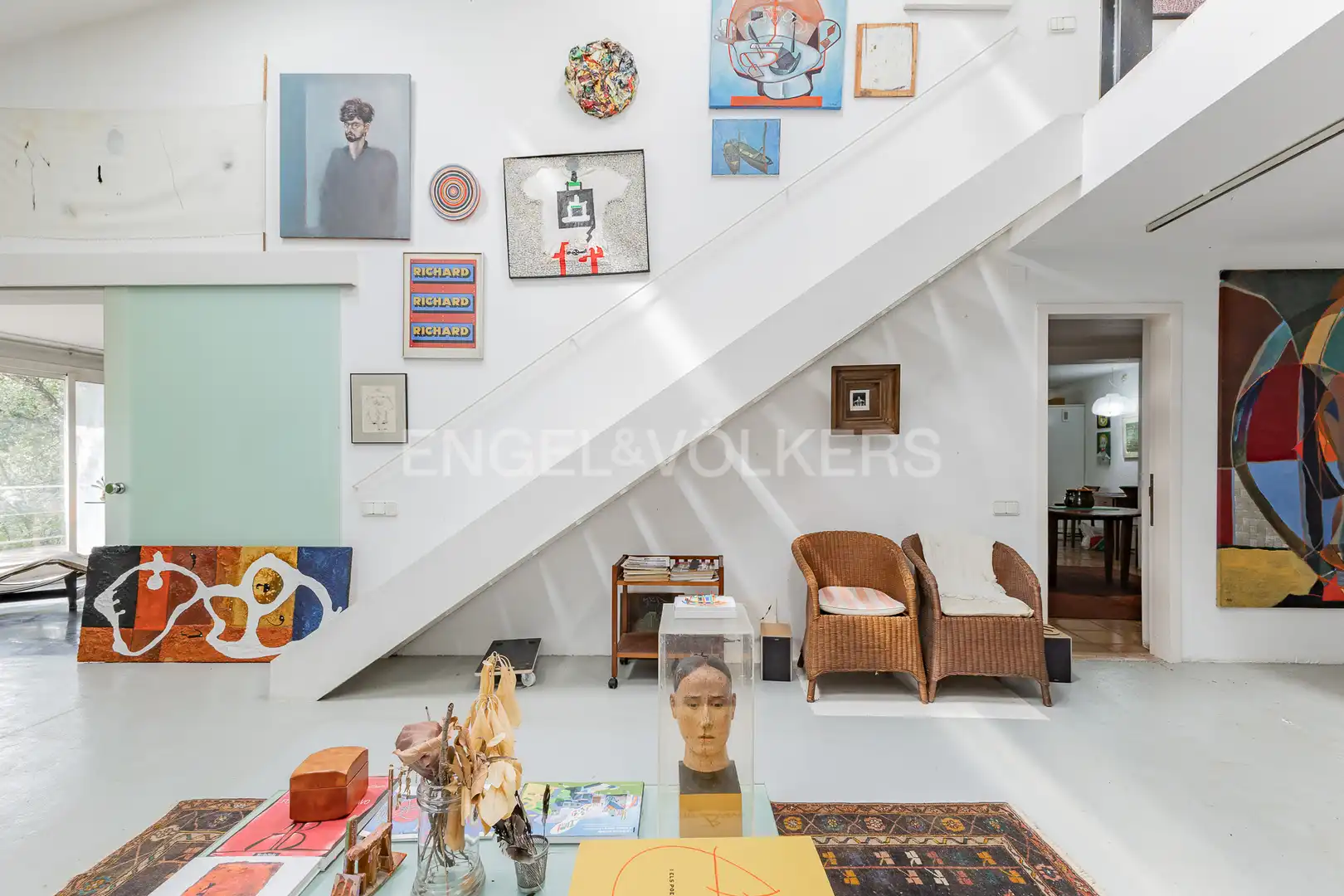 Sala de estar de Casa o chalet en venta en Barcelona con Calefacción, Jardín privado y Terraza
