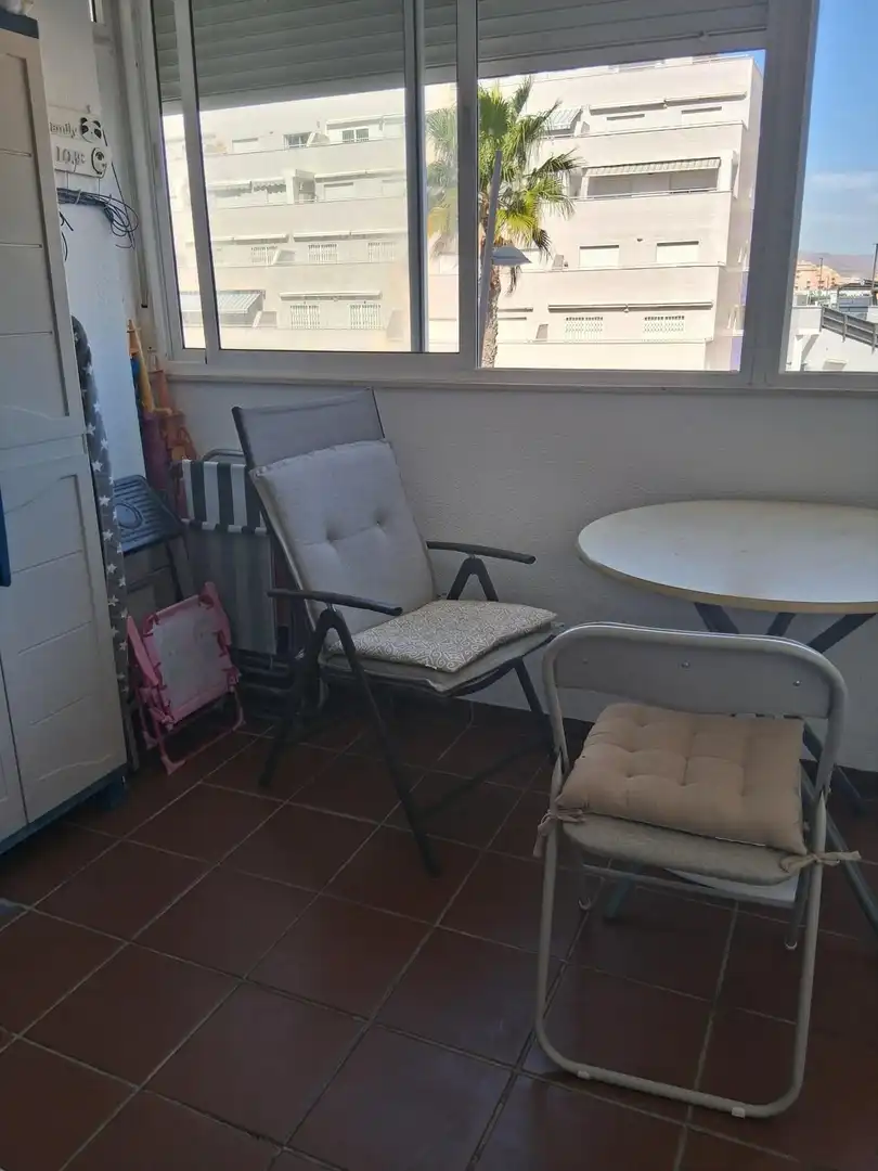Terrassa de Apartament en venda en Roquetas de Mar amb Aire condicionat, Terrassa i Moblat