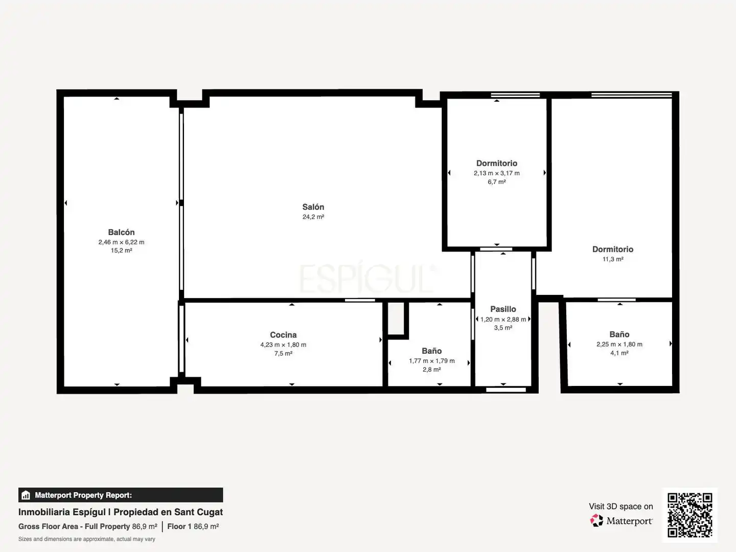 Flat for sale in Sant Cugat del Vallès  with Air Conditioner, Heating and Parquet flooring