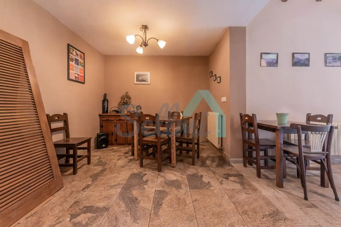 Comedor de Casa o chalet en venta en Sobrescobio con Calefacción, Jardín privado y Terraza