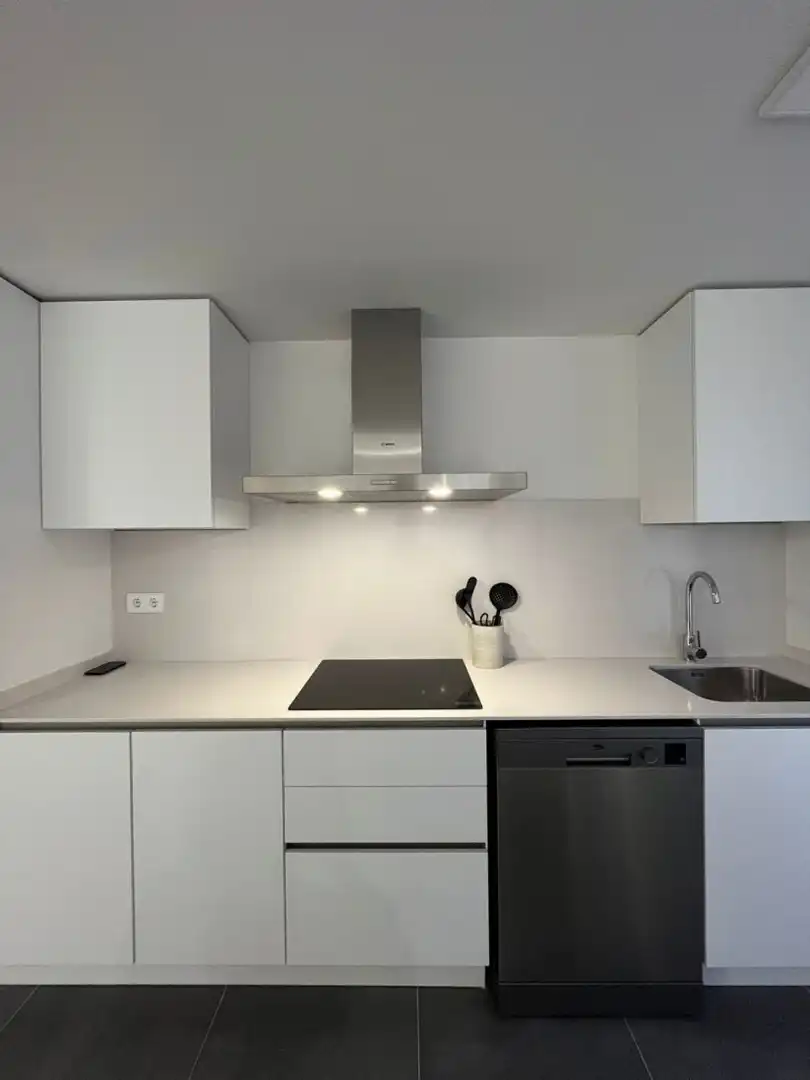 Küche von Wohnung zur Miete in Valencia mit Klimaanlage, Heizung und Möbliert