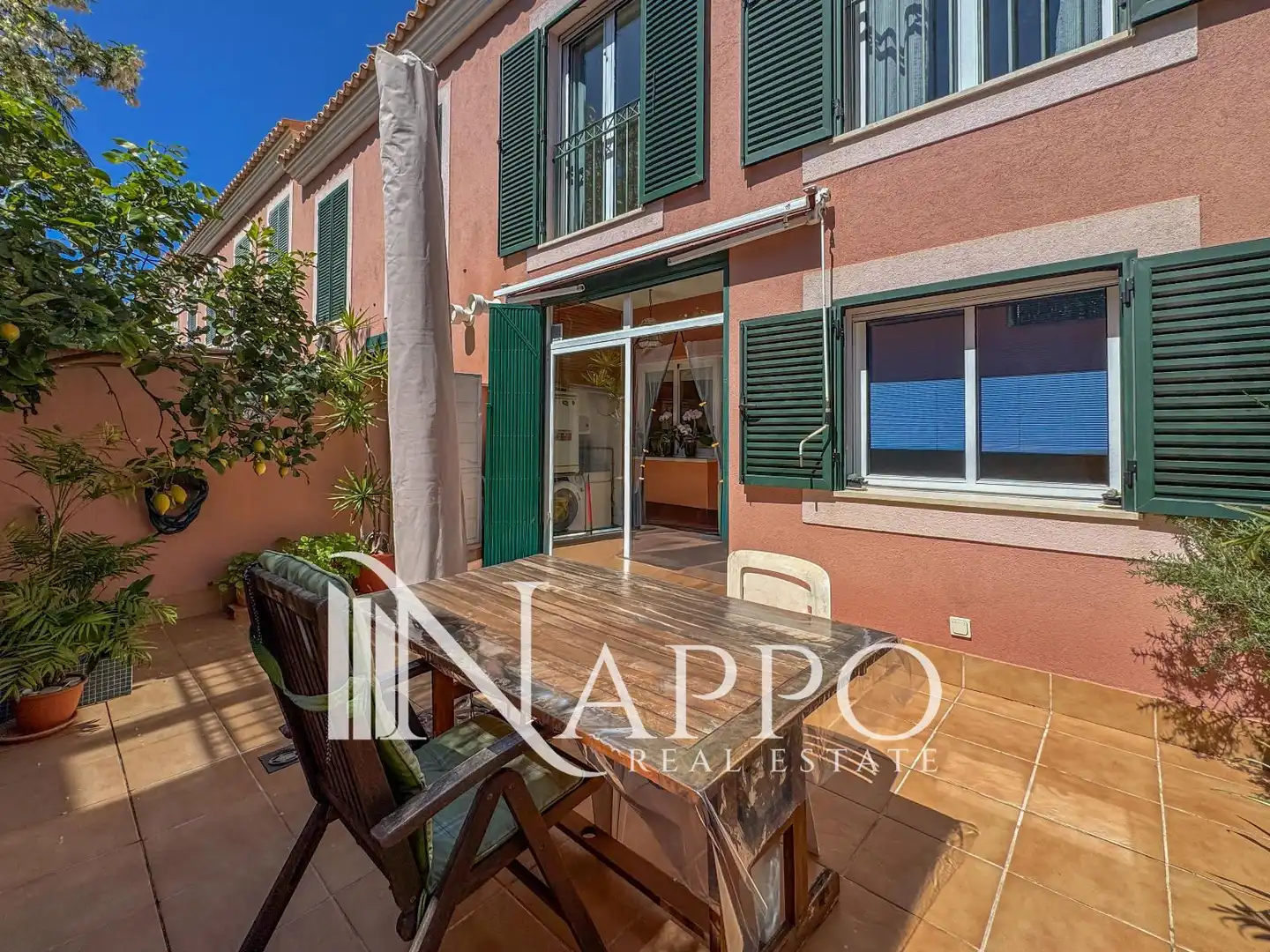 Terrassa de Casa adosada en venda en  Palma de Mallorca amb Aire condicionat, Calefacció i Jardí privat