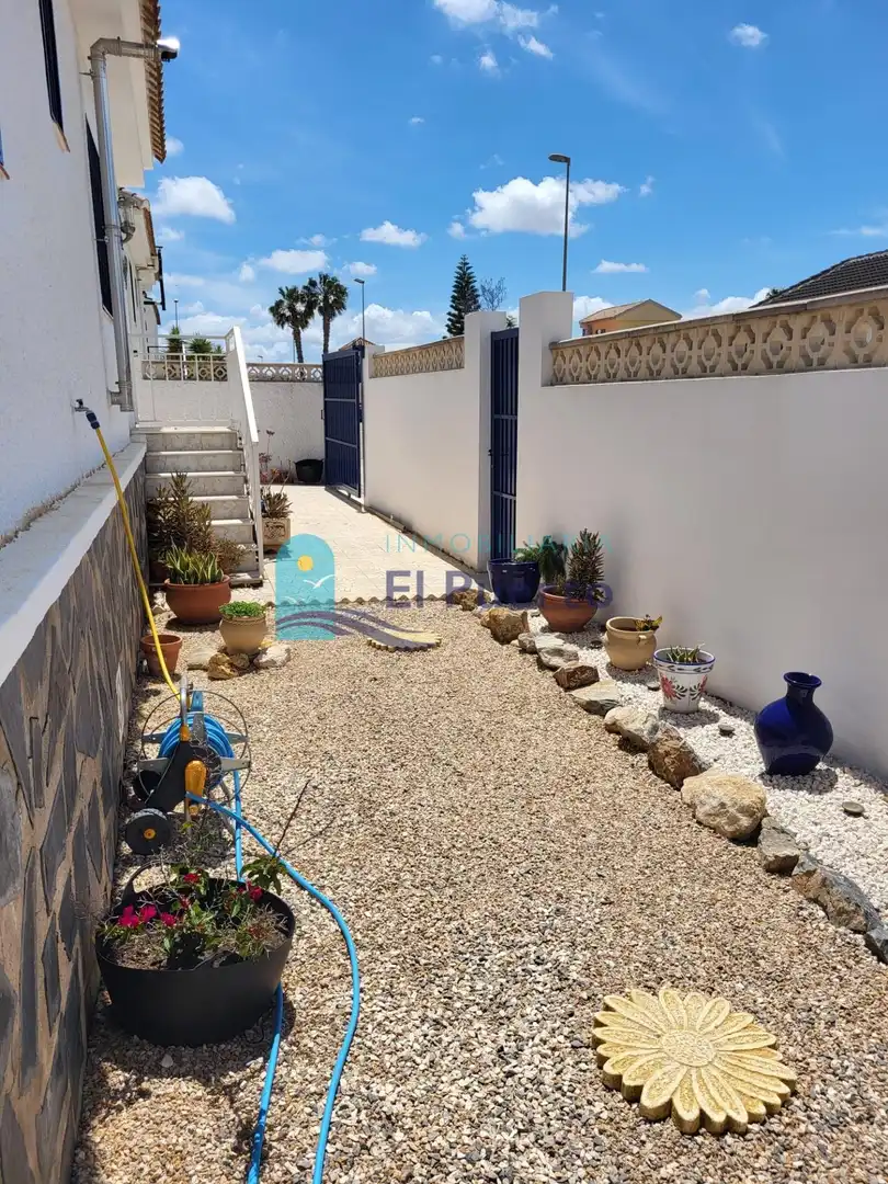Garden of Houses for sale in Mazarrón  with Air Conditioner, Heating and Private garden
