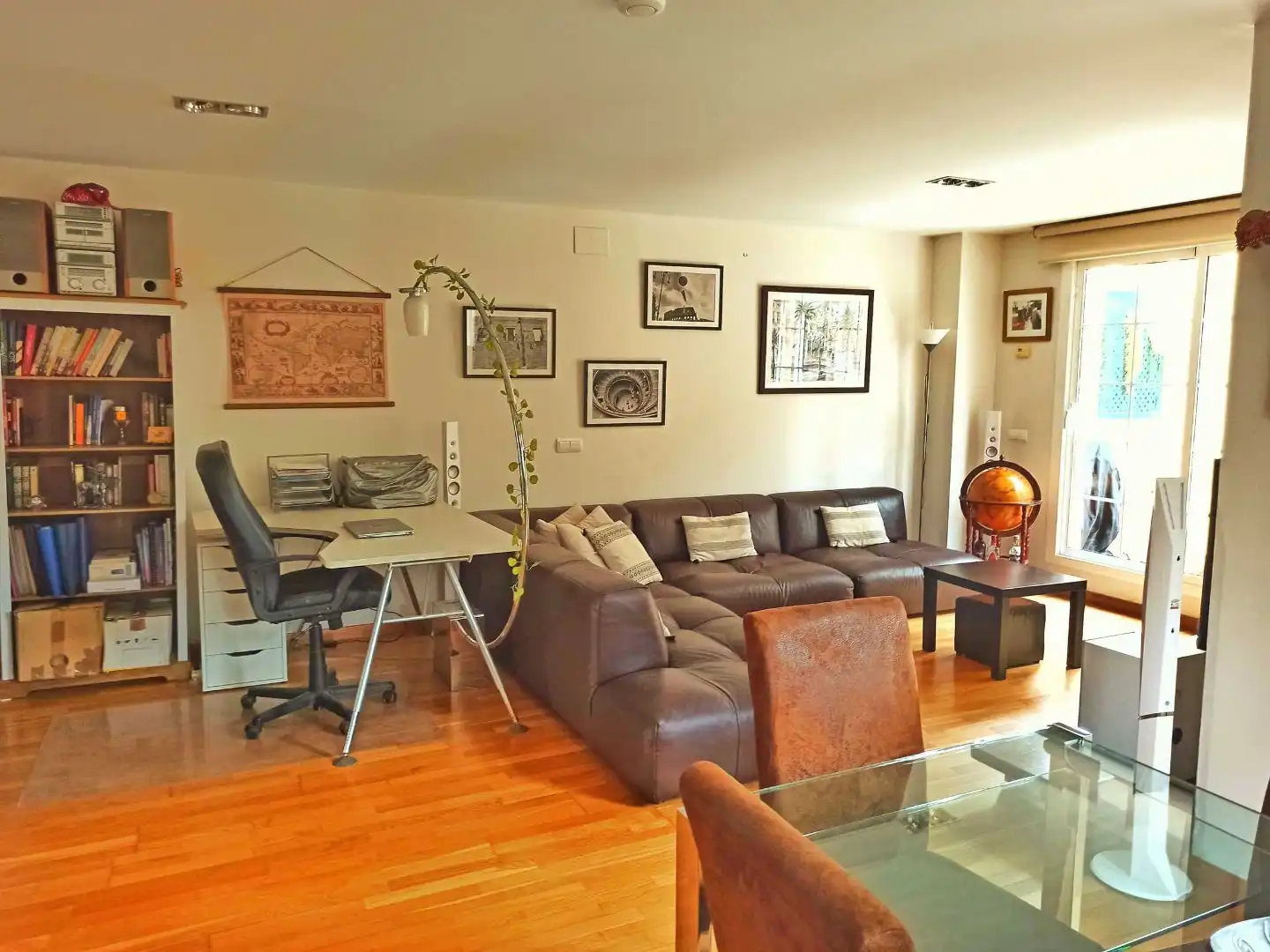 Wohnzimmer von Einfamilien-Reihenhaus zum Verkauf in Vícar mit Klimaanlage und Terrasse