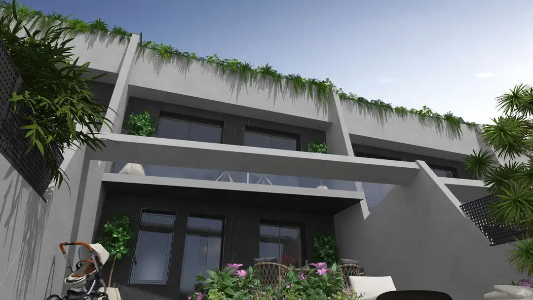 Außenansicht von Wohnung zum Verkauf in Donostia - San Sebastián  mit Klimaanlage, Heizung und Privatgarten
