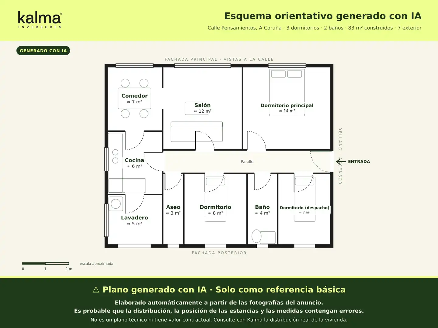 Piso en venta en Someso - Matogrande