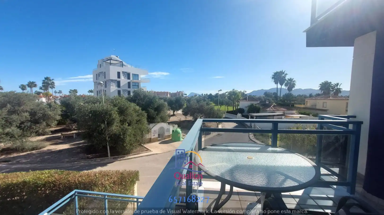 Vista exterior de Apartamento de alquiler en Oliva con Aire acondicionado, Calefacción y Jardín privado