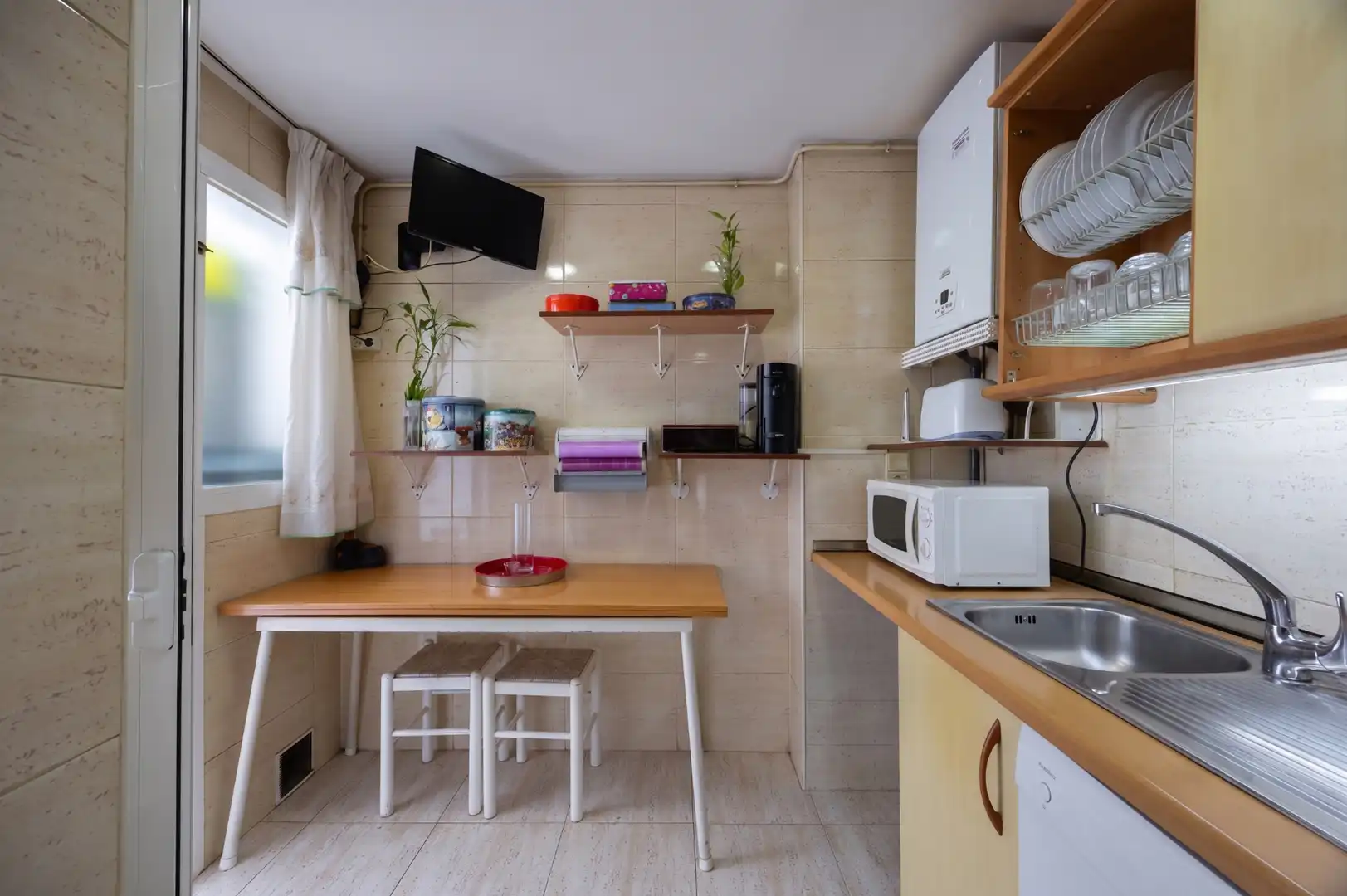 Cocina de Piso en venta en Villanueva de la Cañada con Calefacción, Terraza y Trastero
