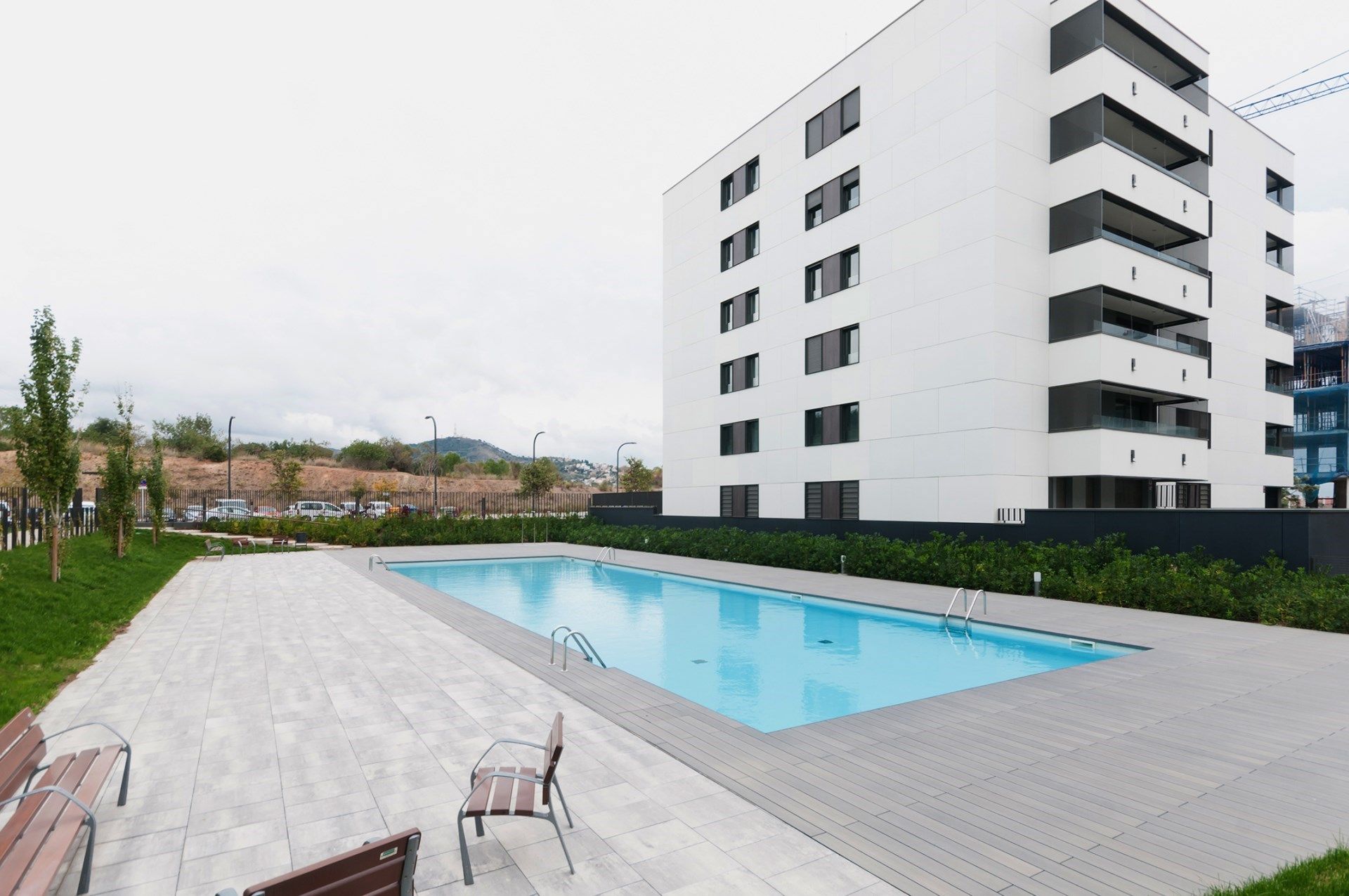 Swimming pool of Planta baja to rent in Sant Just Desvern  with Air Conditioner, Heating and Terrace