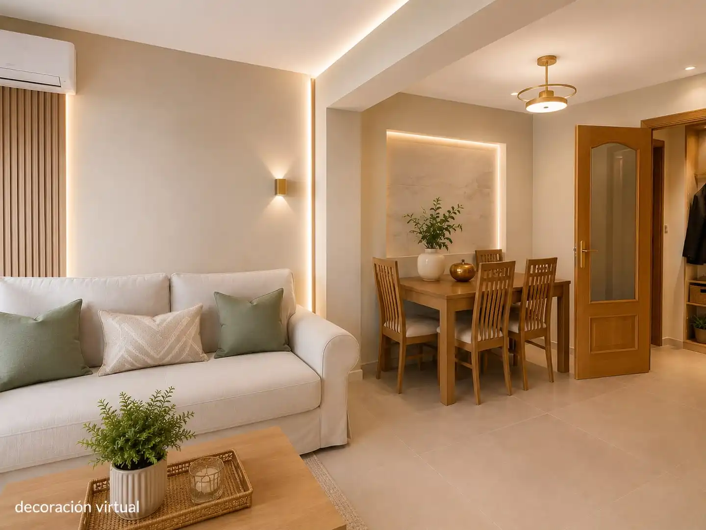 Living room of Flat for sale in Madrid  with Air Conditioner, Heating and Parquet flooring