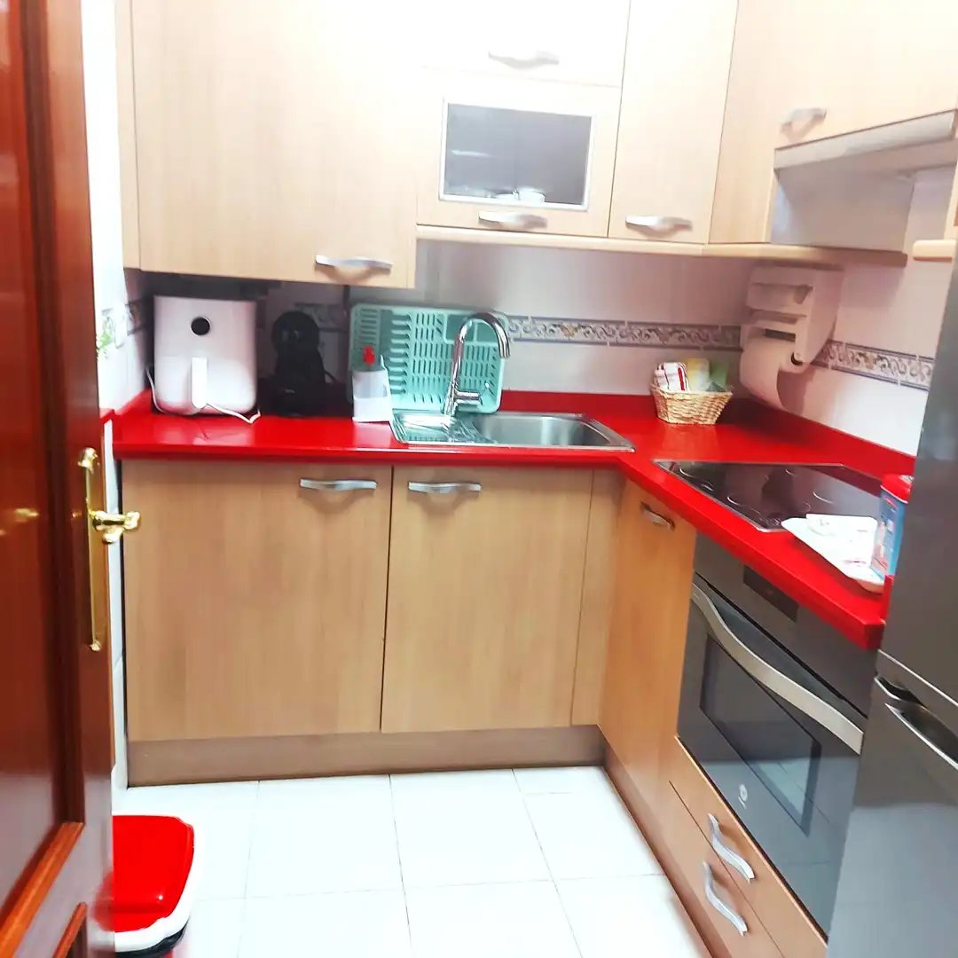 Cocina de Piso en venta en Castro-Urdiales con Calefacción, Jardín privado y Terraza