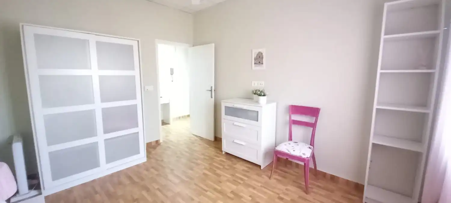 Schlafzimmer von Wohnung zur Miete in Murcia mit Klimaanlage, Heizung und Möbliert