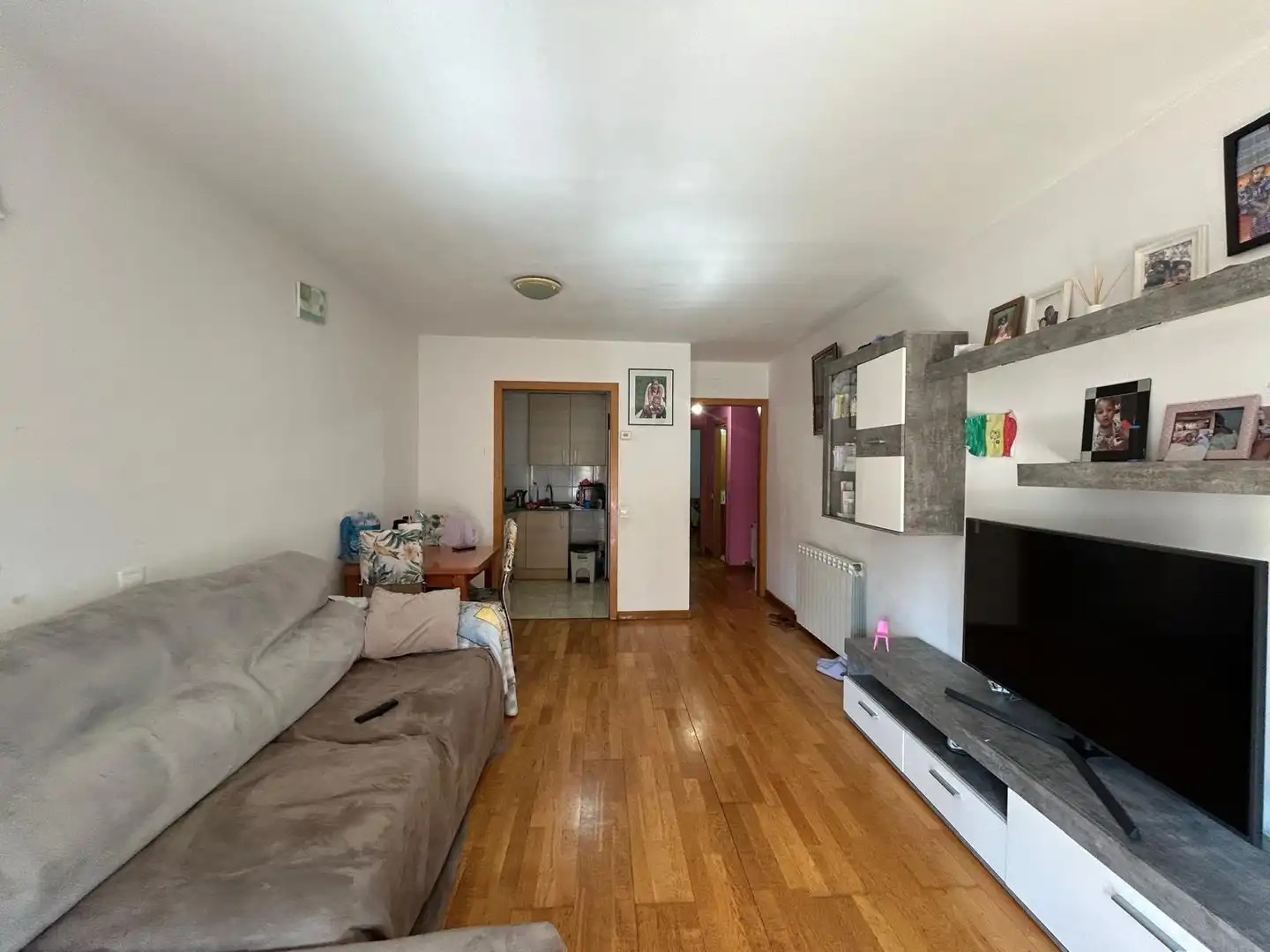 Sala de estar de Piso en venta en Lleida con Calefacción, Parquet y Terraza