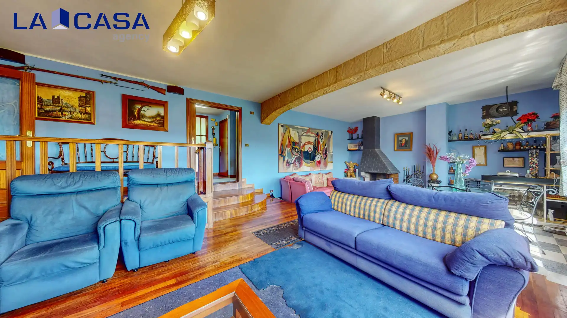 Sala de estar de Casa o chalet en venta en Urkabustaiz