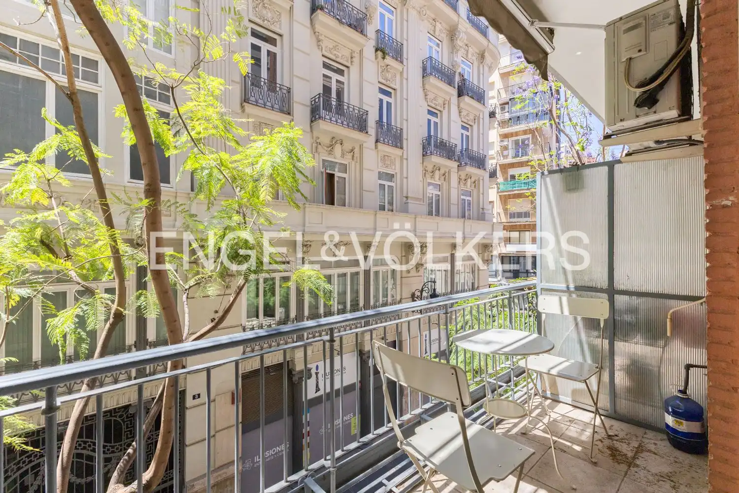 Terrasse von Wohnung zur Miete in Valencia mit Klimaanlage, Heizung und Terrasse